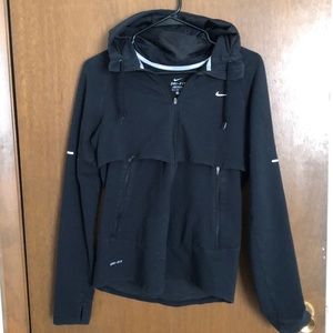 GENTLY USED Nike running dry-fit zip up sweatshirt